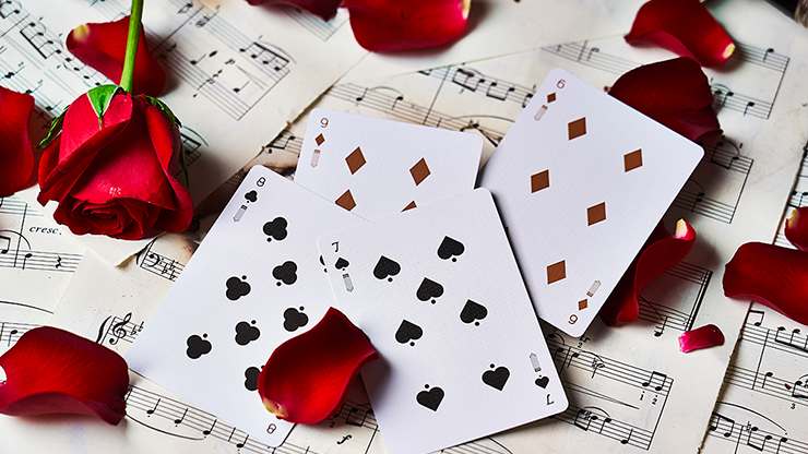 Piano Player Two-Key Edition Playing Cards by Bocopo