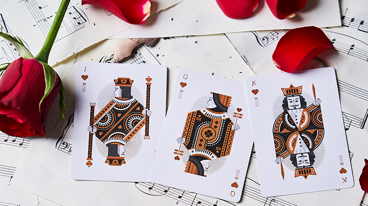 Piano Player Three-Key Edition Playing Cards by Bocopo