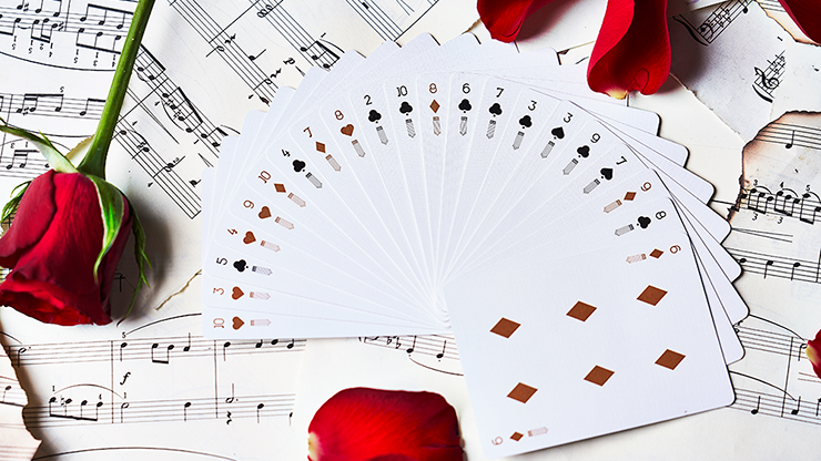 Piano Player Three-Key Edition Playing Cards by Bocopo