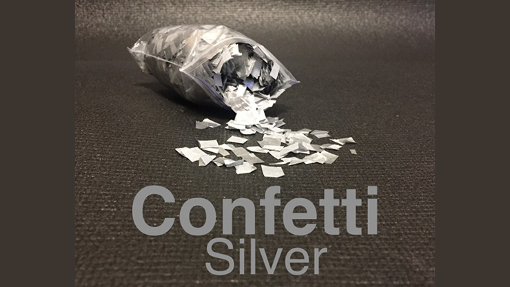 Confetti SILVER Light by Victor Voitko (Gimmick and Online Instructions) - Trick