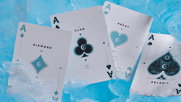 Solokid Cyan Playing Cards by SOLOKID Playing Cards