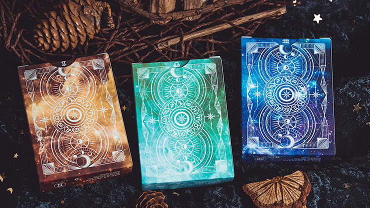 Solokid Constellation Series V2 (Aquarius) Playing Cards by Solokid Playing Card Co.