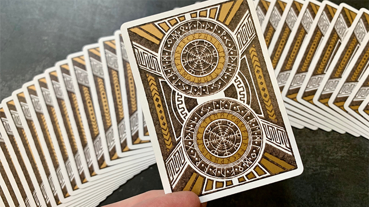 Gilded Bicycle Rune Playing Cards