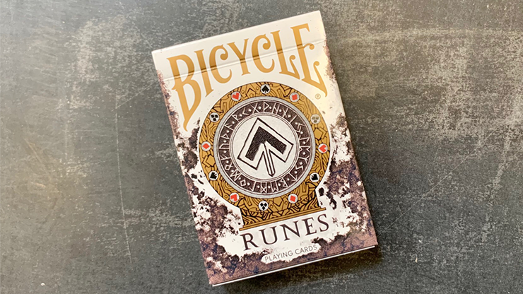 Gilded Bicycle Rune Playing Cards