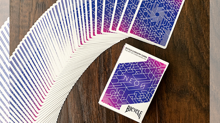 Bicycle Neon Blue Aurora Playing Cards