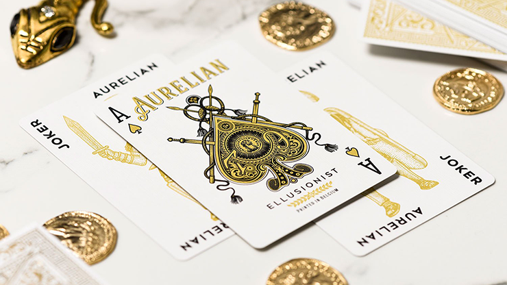 White Aurelians Playing Cards