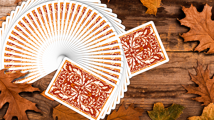 Leaves Autumn Playing Cards by Dutch Card House Company