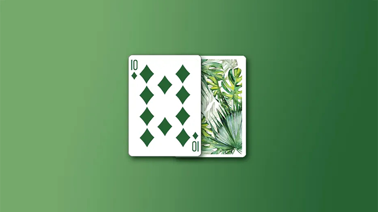 Monstera (Green) Playing Cards by TCC Presents