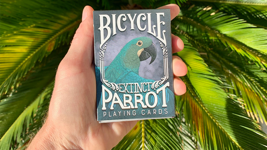 Gilded Bicycle Parrot Extinct Playing Cards