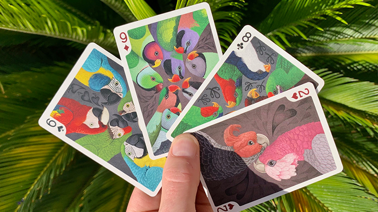 Bicycle Parrot Extinct Playing Cards