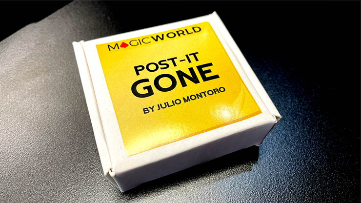 POST IT GONE (Gimmicks and Online Instructions) by Julio Montoro  and MagicWorld - Trick