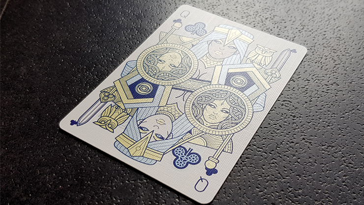 Pantheon Azure Playing Cards by Giovanni Meroni