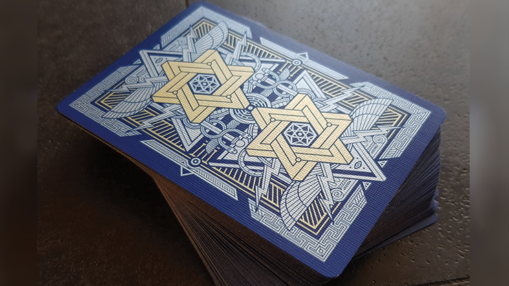 Pantheon Azure Playing Cards by Giovanni Meroni