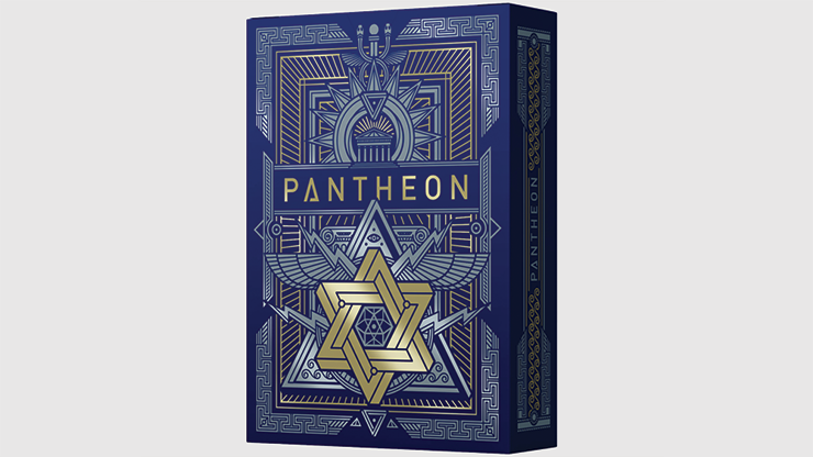 Pantheon Azure Playing Cards by Giovanni Meroni