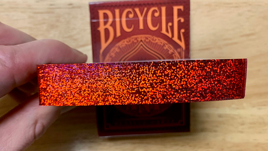 Gilded Bicycle Ant (Red) Playing Cards