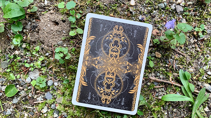 Gilded Bicycle Ant (Gold) Playing Cards