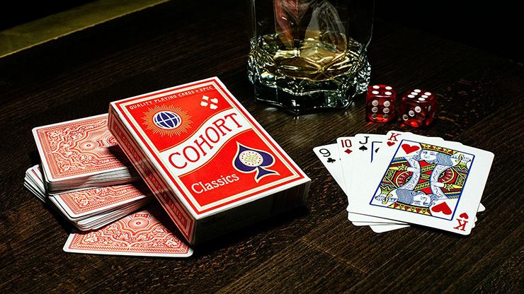 Red V2 Cohorts (Luxury-pressed E7) Playing Cards