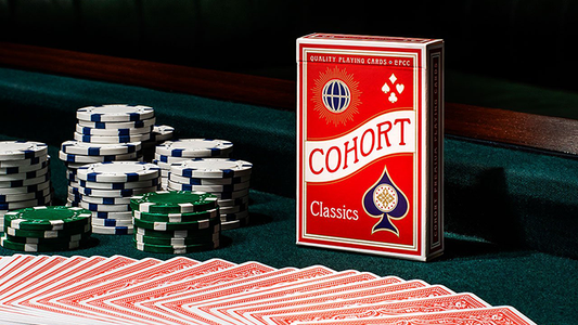 Red V2 Cohorts (Luxury-pressed E7) Playing Cards