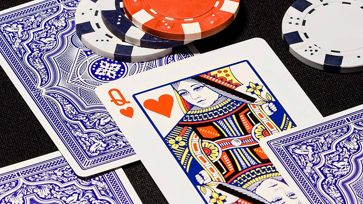 Blue Cohorts (Luxury-pressed E7) Playing Cards