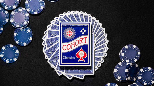 Blue Cohorts (Luxury-pressed E7) Playing Cards