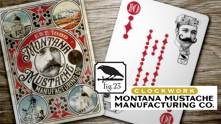 Clockwork: Montana Mustache Manufacturing Co. Playing Cards by fig 23