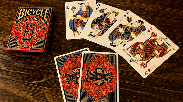 Bicycle Genso Blue Playing Cards by Card Experiment