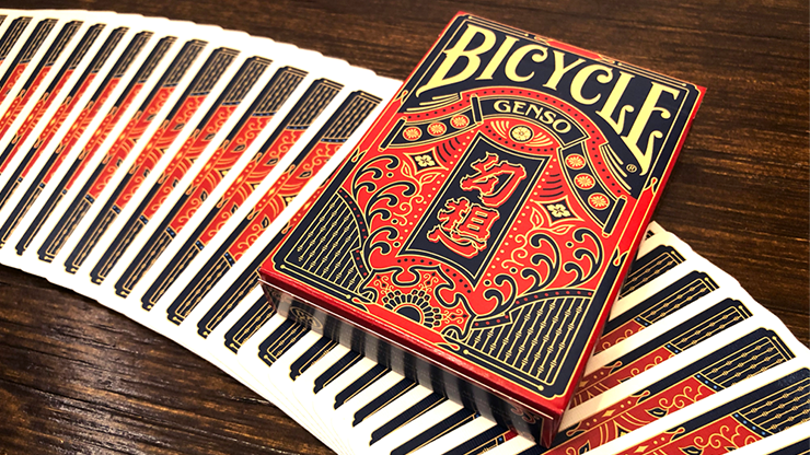 Bicycle Genso Blue Playing Cards by Card Experiment