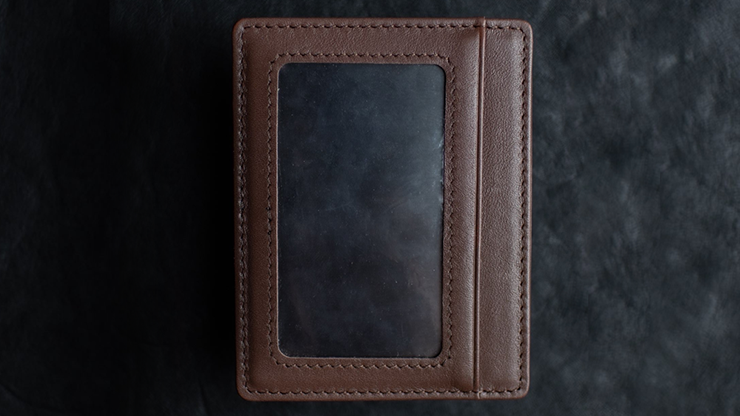 Limited Edition Shadow Wallet Bourbon Tan Leather (Gimmick and Online Instructions) by Dee Christopher and 1914 - Trick