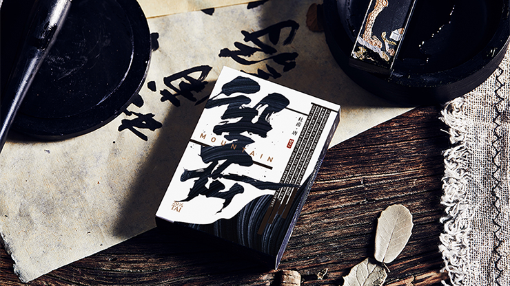 Mountain Wang Yue (Black) Playing Cards by Bocopo