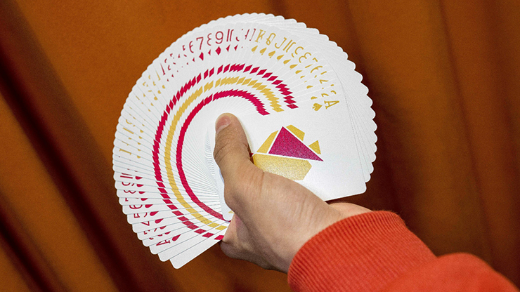 Flexible Gradient Orange Playing Cards by TCC