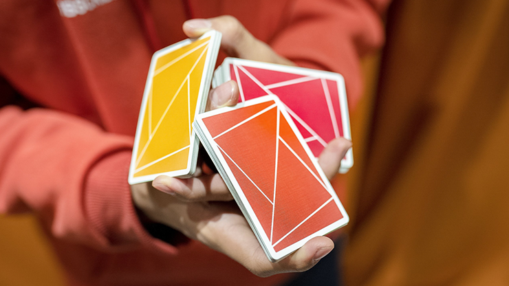 Flexible Gradient Orange Playing Cards by TCC