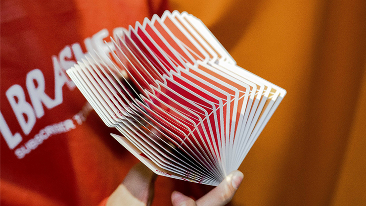 Flexible Gradient Orange Playing Cards by TCC