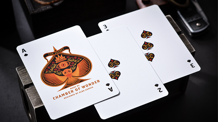 The Secret (Scarlet Edition) Playing Cards by Chamber of Wonder