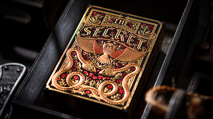 The Secret (Scarlet Edition) Playing Cards by Chamber of Wonder