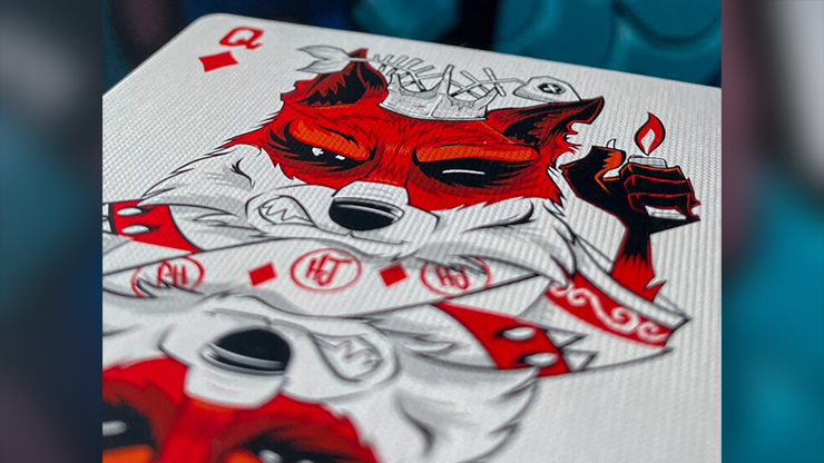 Trash & Burn (Red) Playing Cards by Howlin' Jacks