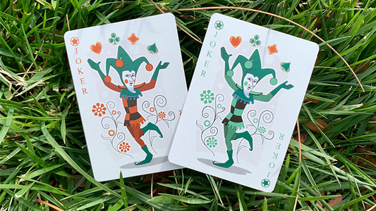 Grasshopper Dark (Jade) Playing Cards