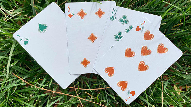 Grasshopper Dark (Jade) Playing Cards