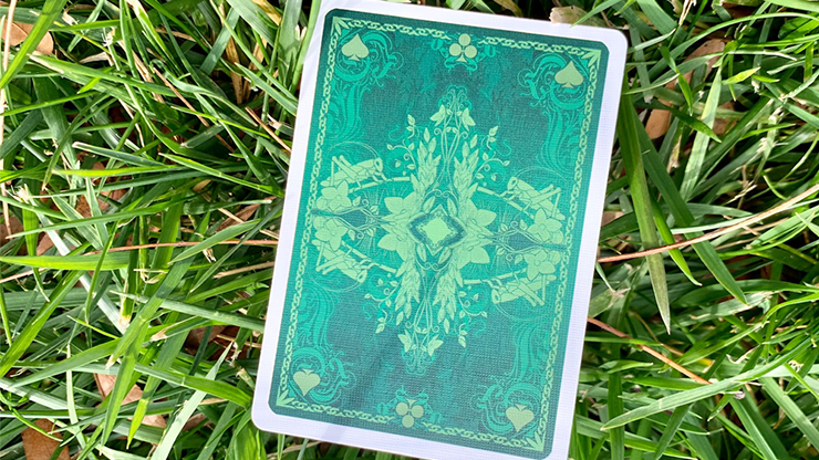 Grasshopper Dark (Jade) Playing Cards