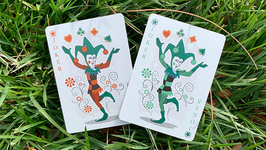 Grasshopper Light (Olive) Playing Cards