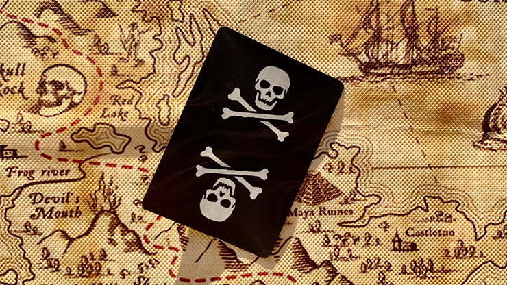 Gilded Jolly Roger Playing Cards