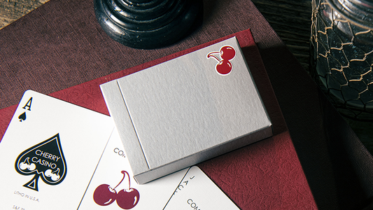 Cherry Casino House Deck (McCarran Silver) Playing Cards by Pure Imagination Projects