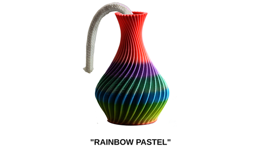 The American Prayer Vase Genie Bottle RAINBOW PASTEL by Big Guy's Magic- Trick