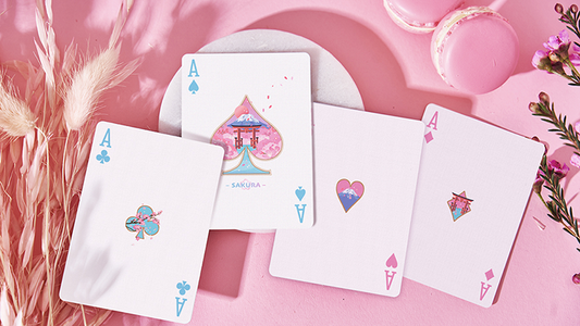 Solokid Sakura (Pink) Playing Cards by BOCOPO