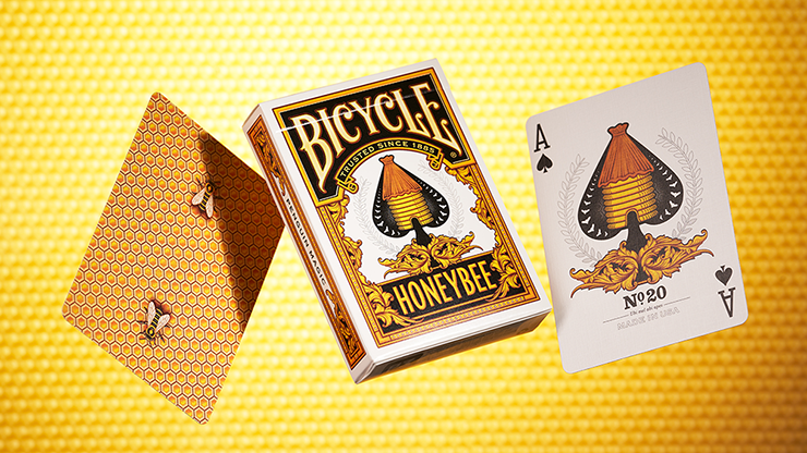 Bicycle Honeybee (Yellow) Playing Cards