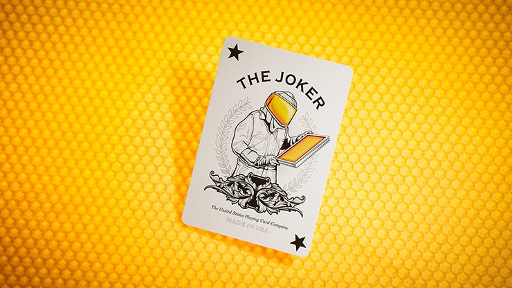 Bicycle Honeybee (Black) Playing Cards