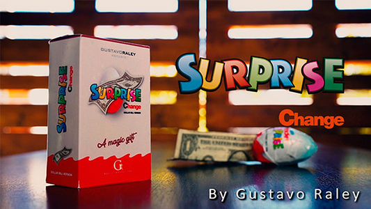 Surprise Change (Gimmicks and Online Instructions) by Gustavo Raley - Trick