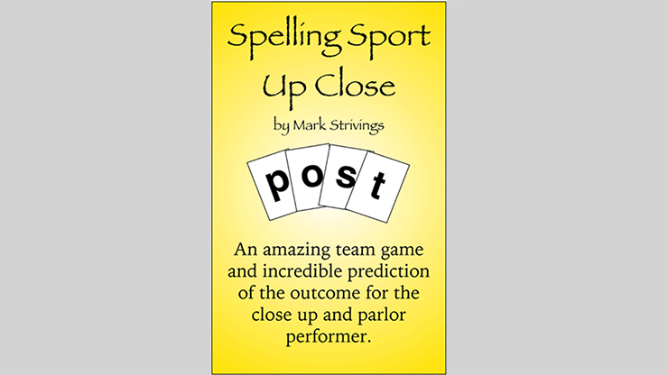 SPELLING SPORT CLOSE -UP by Mark Strivings - Trick