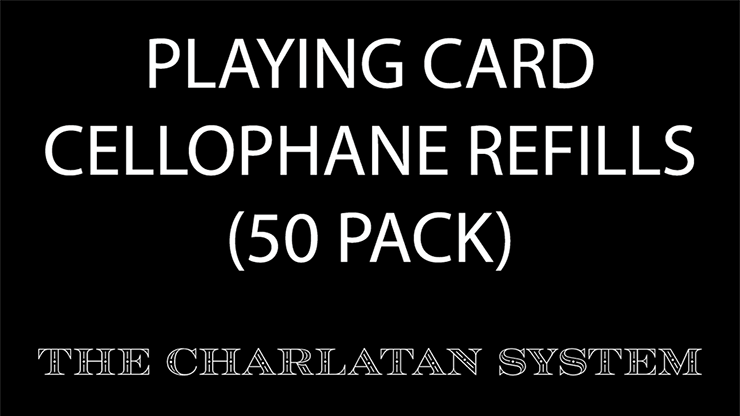 Playing Card Cellophane Refills (50 Units)