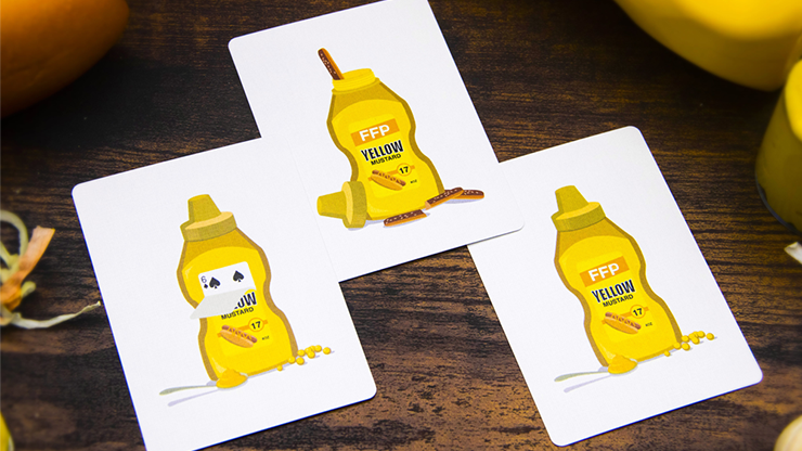 Mustard Playing Cards by Fast Food Playing Cards