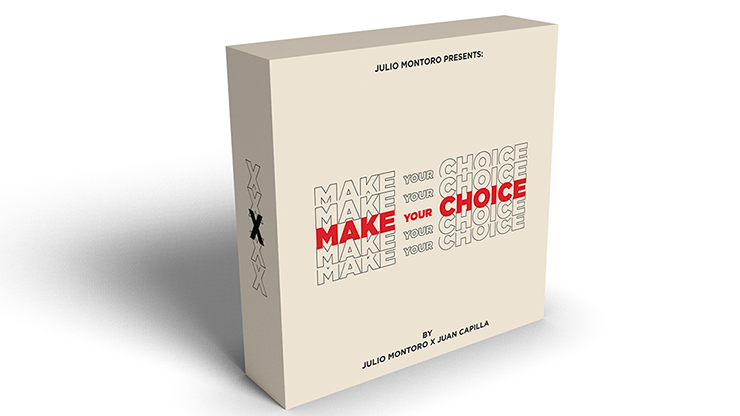 MAKE YOUR CHOICE (Gimmicks and Online Instruction) by Julio Montoro and Juan Capilla  - Trick